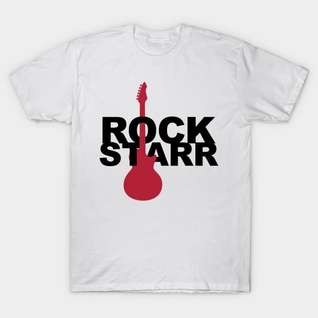 Electric guitar rock starr T-Shirt by JewelryArcade